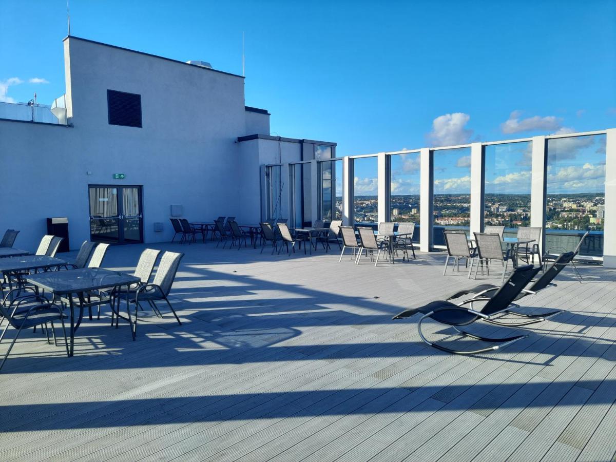 Hanza Tower Sunny Apartment Stettin Eksteriør billede