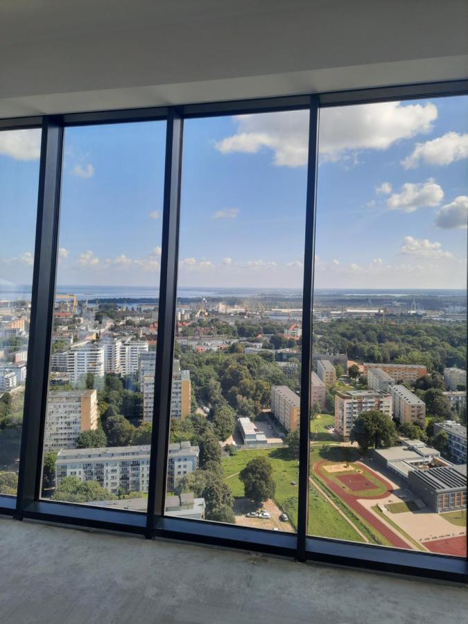 Hanza Tower Sunny Apartment Stettin Eksteriør billede